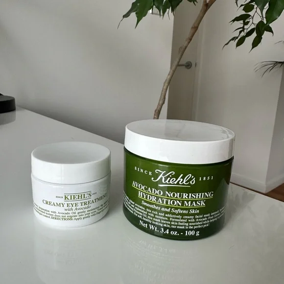 Kiehl’s set: Avocado Hydration Mask + Avocado Eye Cream +cosmetic bag+ orig. box - Picture 3 of 5